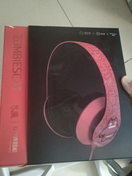 森麦魔鬼猫耳机/有线耳机/邮费可协商/买来...