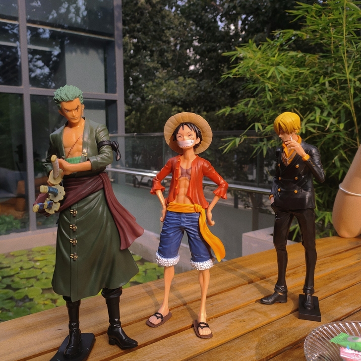 海贼王手办极站姿三大主力，超大模型全套限量...