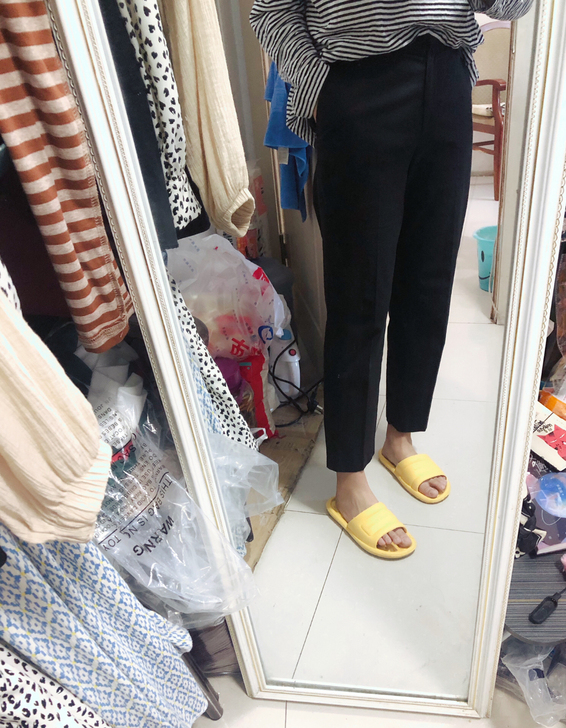 韩国西服裤 质量特别好 上身非常舒服 有弹...