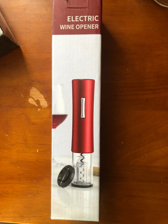 全新红酒起瓶器电动 买了没用上 江浙沪包邮