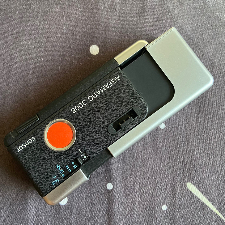 agfamatic 3008 爱克发大红钮...