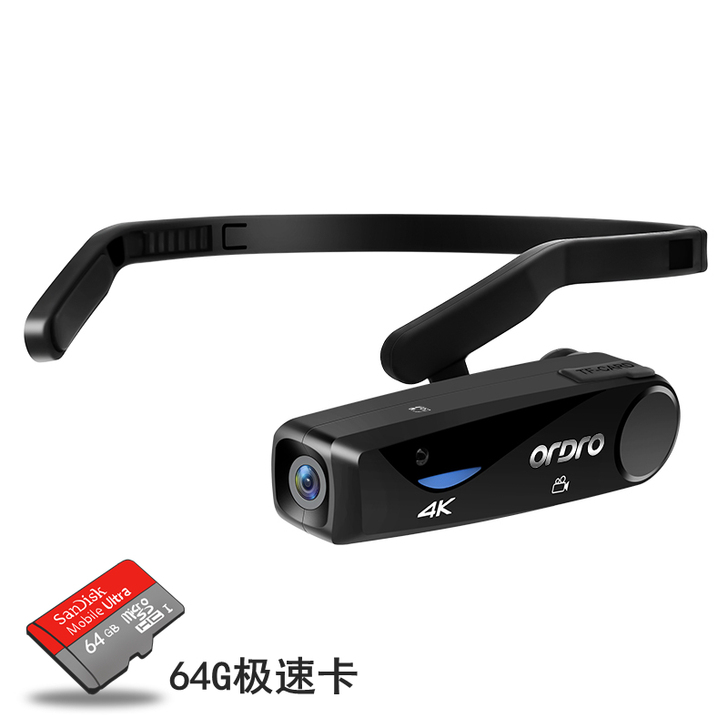 欧达EP6头戴式摄像机4K高清运动相机vl...