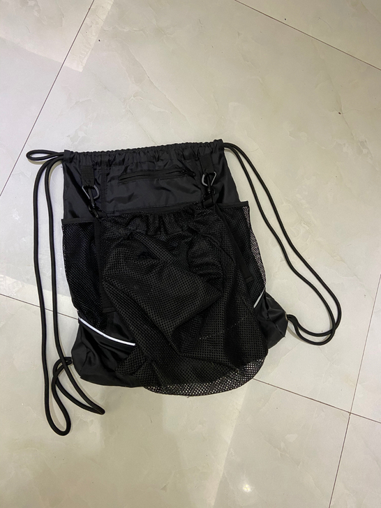 双肩球包，篮球、足球、任何球外面的网兜都可...