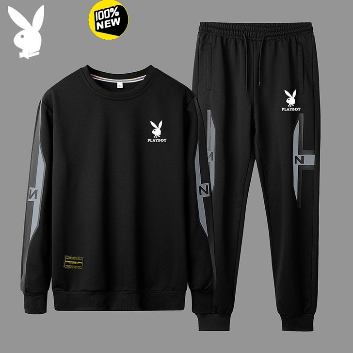 花花公子运动套装男士休闲韩版潮流春秋季新款...
