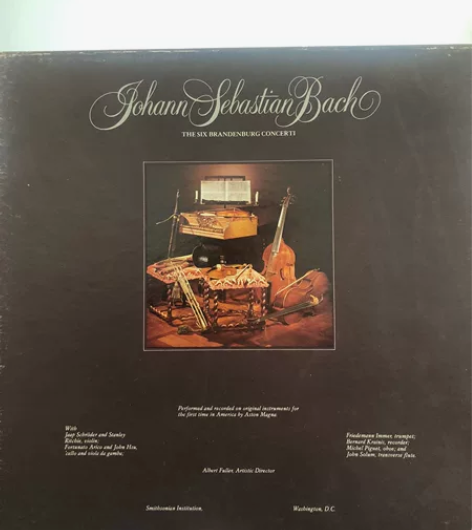 巴赫勃兰登堡协奏曲3LP黑胶唱片 盘面新净...