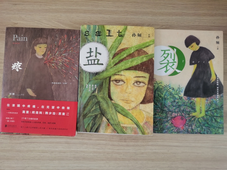 孙频三部曲  《疼》，《盐》，《裂》，每个...