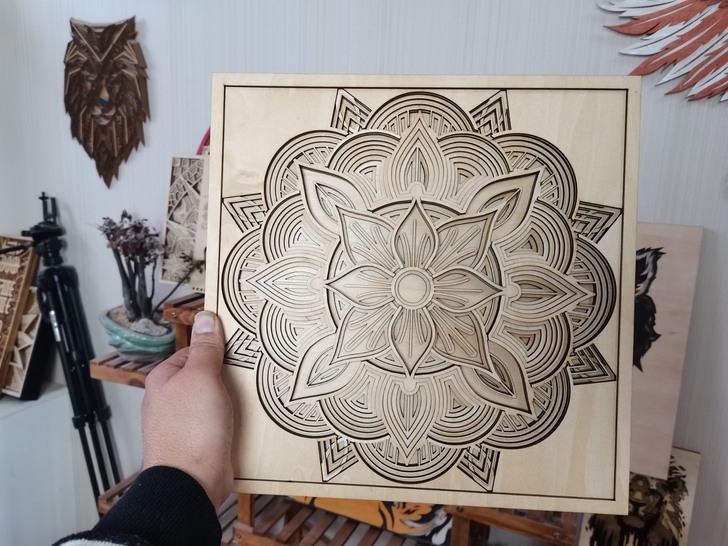 木雕工艺装饰画,摆件