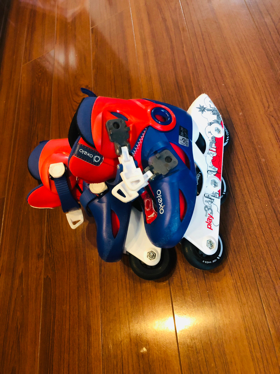 迪卡侬滑冰鞋,鞋码26-28,迪卡侬实体店...