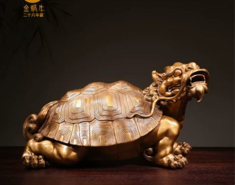 45海水龙龟 家居摆件