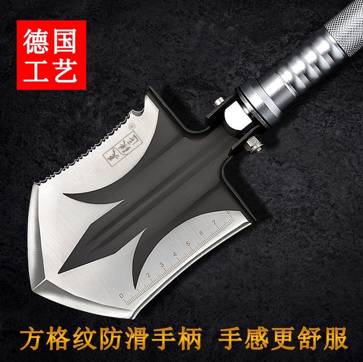 多功能户外工兵铲军版原品车载中国军工铲兵工...