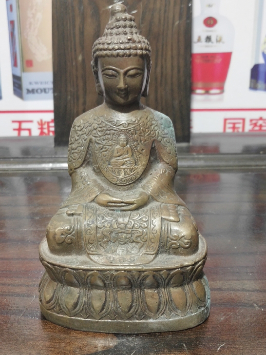 铜佛像,品如图