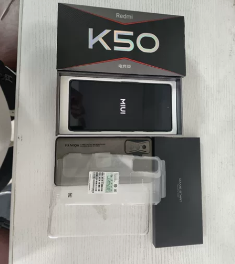 红米k50电竞，黑色，9.9新，用了两个月...