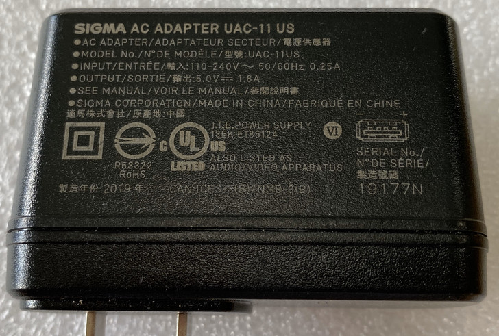 SIGMA 适马 UAC-11 5V1.8...