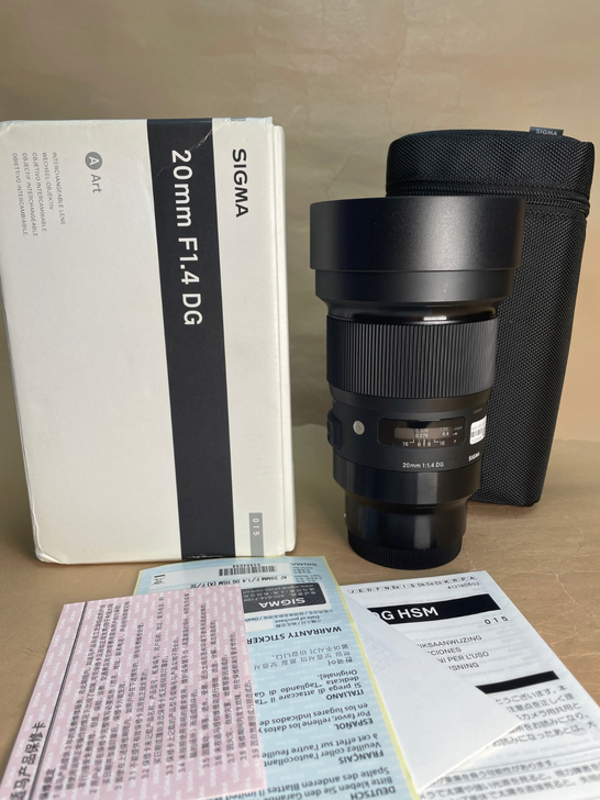 适马20/1.4E口适马20mm f1.4...
