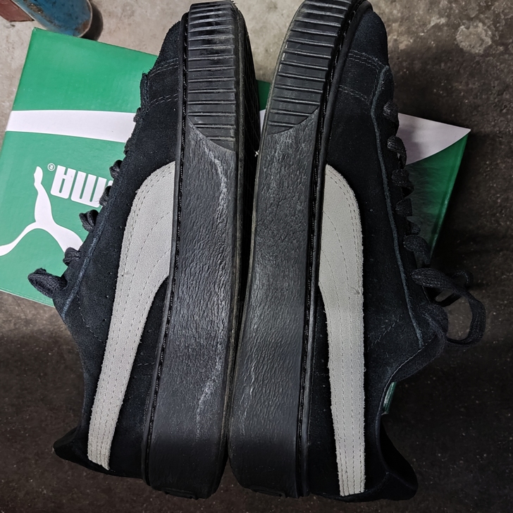 彪马PUMA防弹少年同款刘雯同款经典黑白蕾...