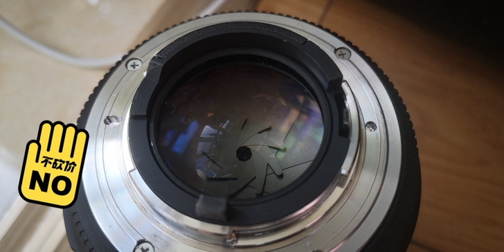 尼康口适马85/1.4,人像镜,镜片通透。...