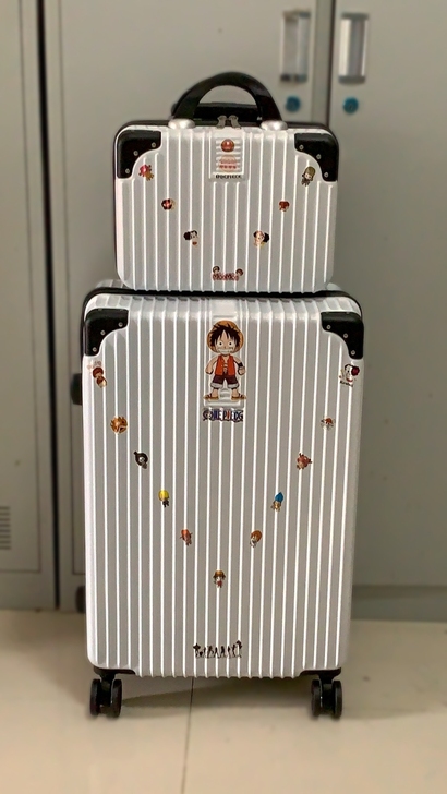 行李箱双排万向轮网红学生女拉杆男新款旅行自...