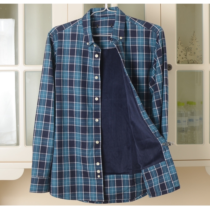 全新 原238元 男士加绒厚款长袖衬衫