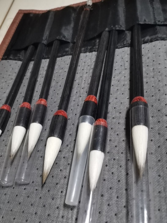 精品毛笔兼毫书画楷书行书用欧楷专用毛笔