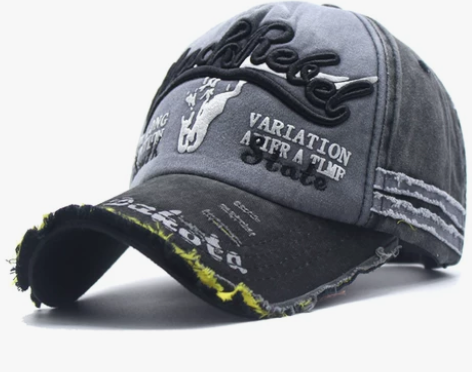 棒球帽 鸭舌帽棒球帽帽子男士韩版水洗牛仔做...