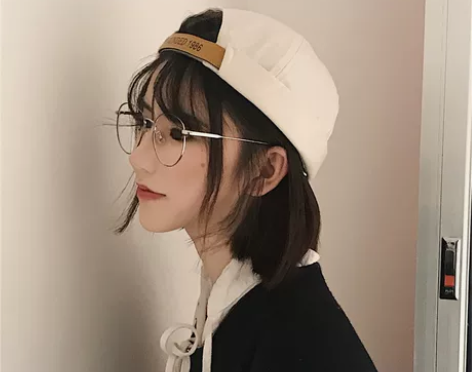 帽子女韩版chic字母地主帽日系软妹复古瓜...