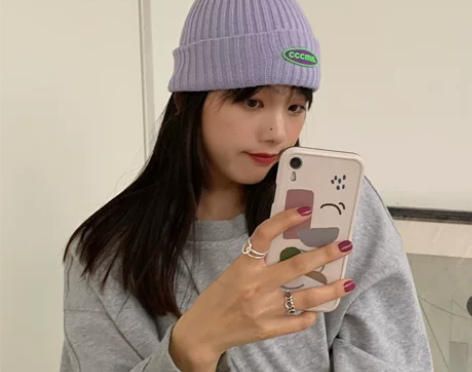 自留推荐宝藏款复古瓜皮学院风毛线帽个性可爱...