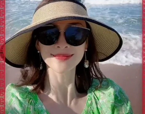 2021新款帽子章子怡同款空顶草帽女夏海边...