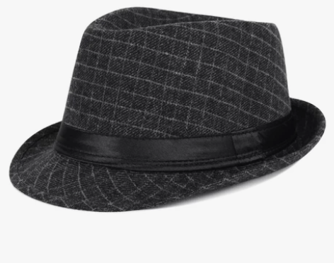 秋冬男士户外保暖小礼帽休闲遮阳爵士帽中老年...