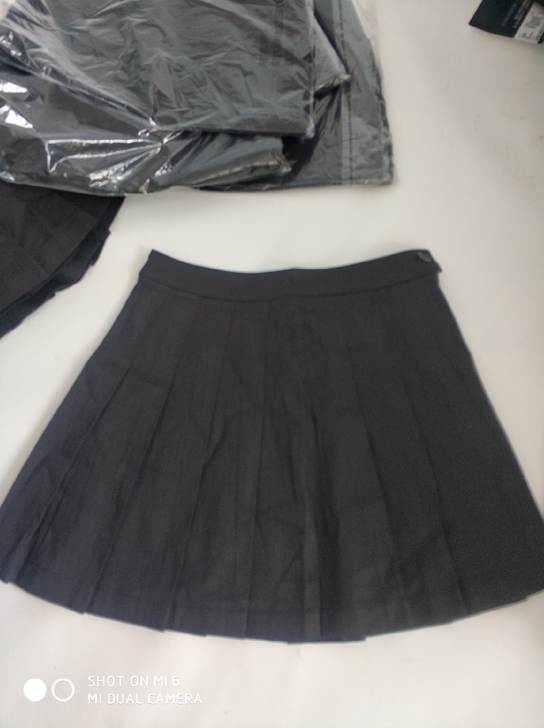 福利款日单纯棉百褶裙学院风