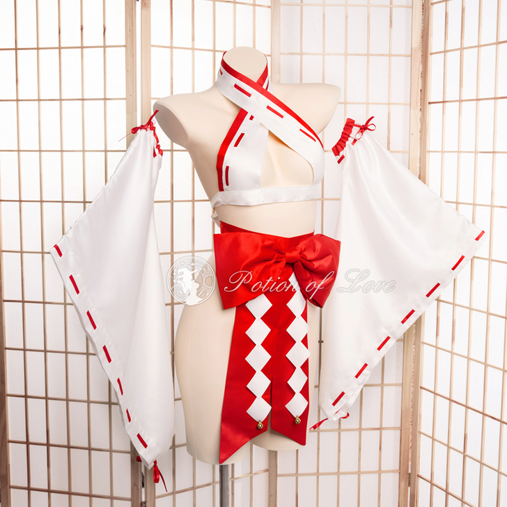 巫女和服cosplay二次元角色扮演晚安魔法