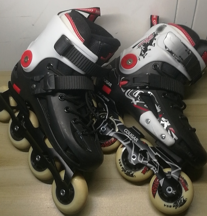 36码 美洲狮溜冰鞋成人大人大学生专业花式...