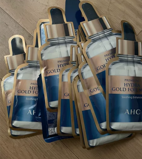 ahc爱和纯黄金面膜一盒50。/5片一桶4...