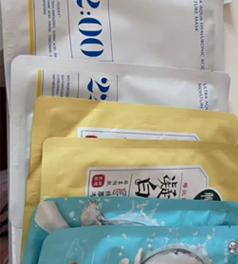 面膜打包出，有大水滴，hfp 等，共10片...