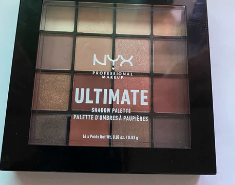 【出】nyx16色眼影盘大地色闪粉哑光珠光...