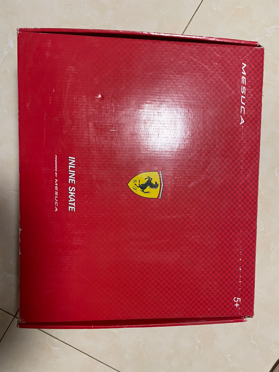 法拉利溜冰鞋儿童全套装轮滑鞋女男童中大童旱...