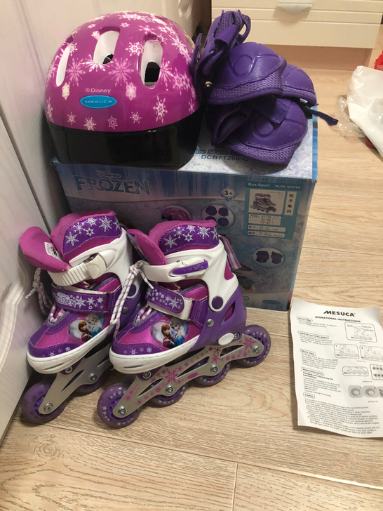 尺码是31-34的轮滑鞋沃尔玛买的349元...