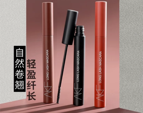 AKF睫毛膏女防水纤长卷翘持久不晕染细刷头...
