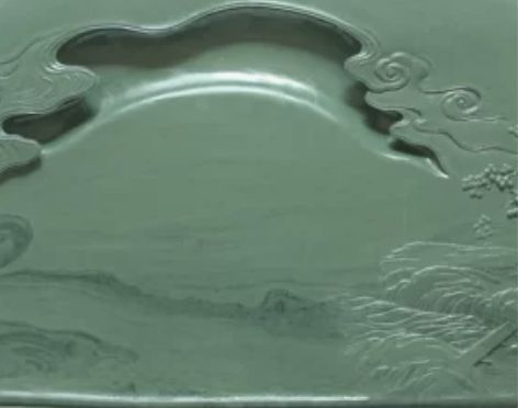 凯利洮砚-一衣带水砚   水泉湾老坑料  ...