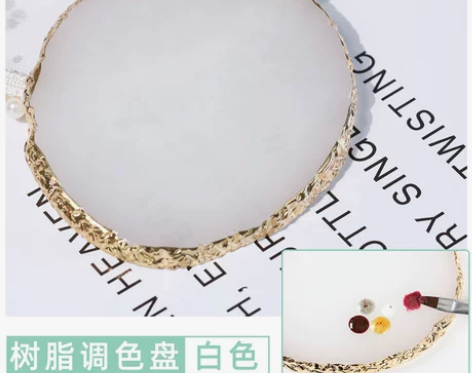 YREL美甲调色用调色盘树脂材质光滑不沾胶...