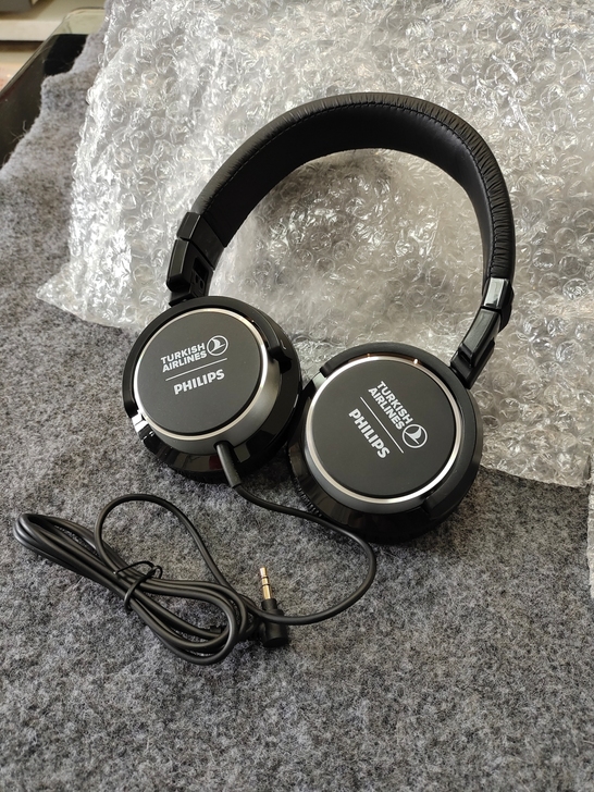 飞利浦土耳其航空定制版耳机，飞利浦库存全新...