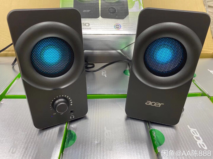 全新原装宏基RGB发光电脑音响，大量库存特...