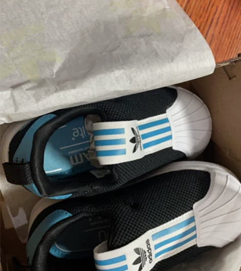 Adidas/阿迪达斯 婴童贝壳头阿迪达斯...