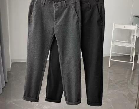 磨毛质感！外贸工厂尾货 秋季男装新款商务休...