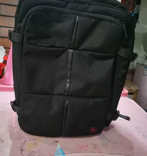 出差人士首选！ 瑞士军刀双肩箱包，容量超大，可放电脑，有充电...