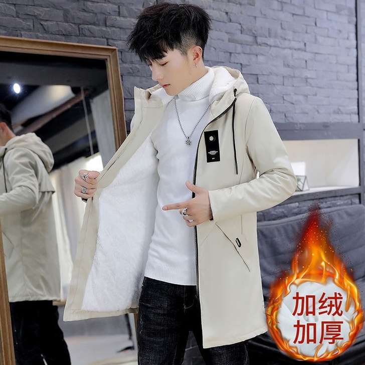 〖特价65包邮〗男士外套秋冬季中长款风衣男...