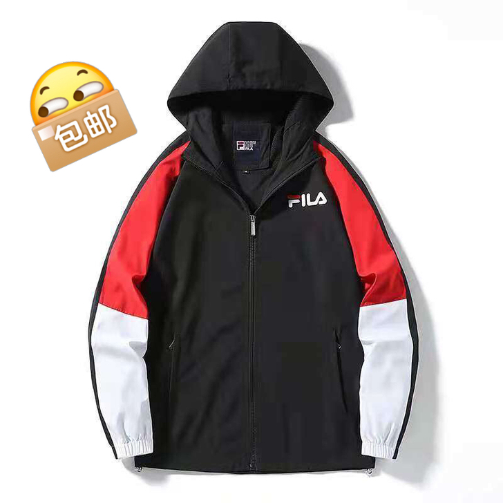 2021春秋新款F家男士连帽风衣外套时尚百...