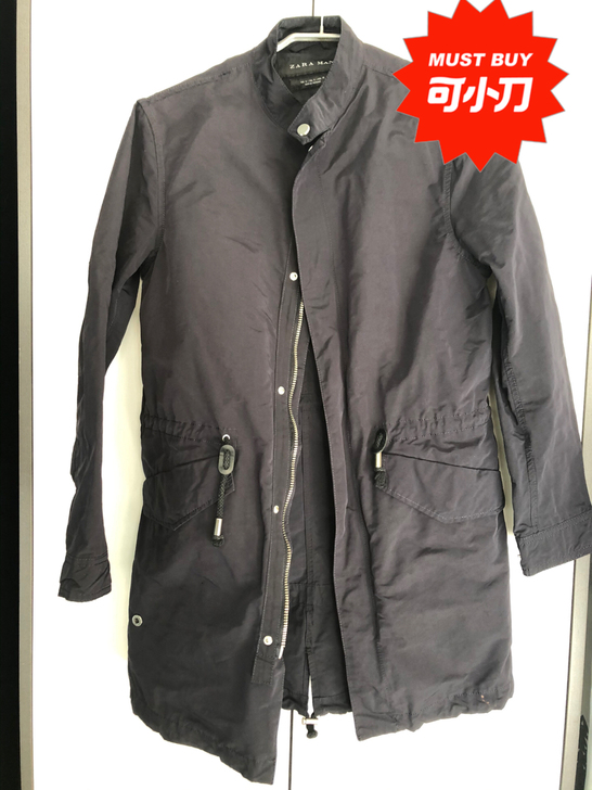 zara 男士风衣 薄款