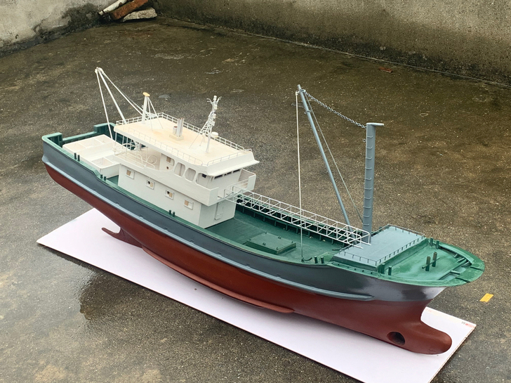 闽南船模 1.3M 玻璃缸船皮 无...