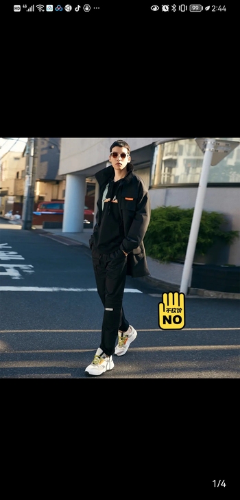 马克华菲风衣男士潮流多口袋宽松可脱卸M码