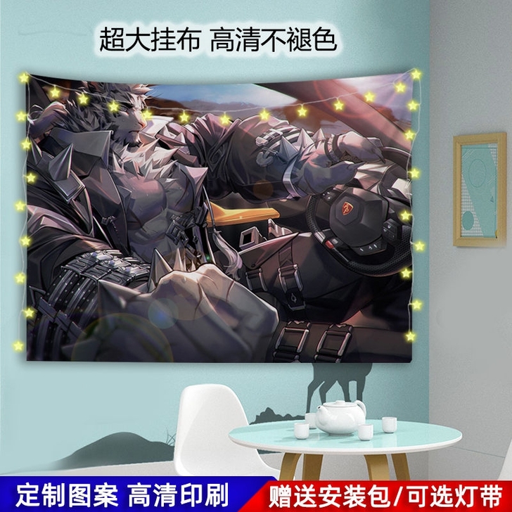 明日方舟山背景布